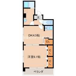 サウスヒルズの物件間取画像